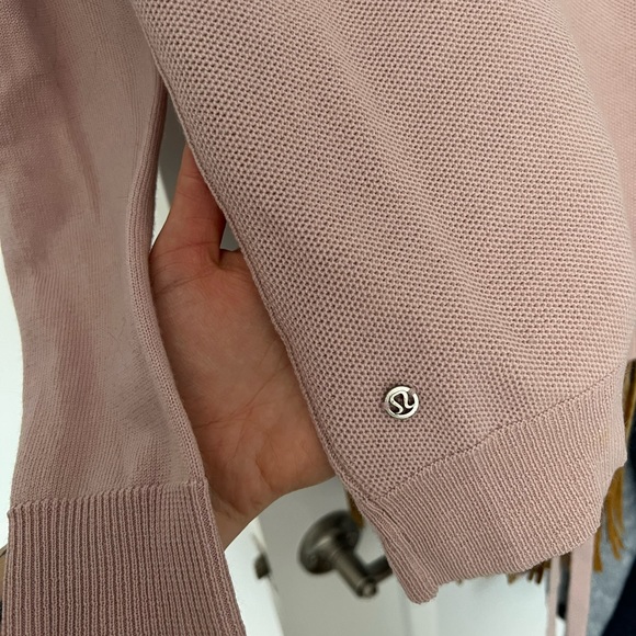 Lululemon rose, soft knit sweater - Picture 2 of 4